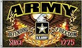 United States Army Defending Freedom 3 x 5 Foot Flag US USA