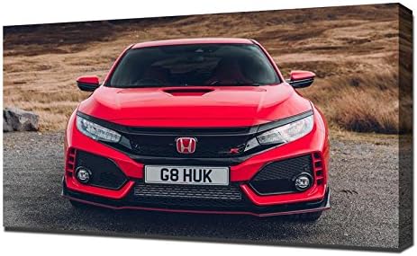 Amazon Com Lilarama Usa Honda Civic Type R 2017 4k Canvas Art