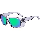 BEASVFE UV400 Polarized Safety Sunglasses – ANSI Z87.1 Certified, 100% UV Protection, Anti-Glare, Impact Resistant