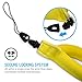 TETHYS Waterproof Camera Float [Buoyance Series] Waterproof Float Strap for Underwater Camera and Waterproof Life Pouch Case -[ Bright Yellow]