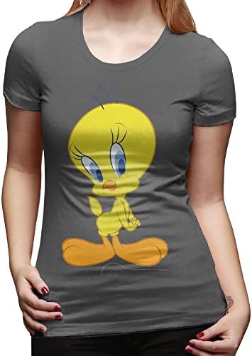 Women's Tees Funny Cute Tweety Bird XXL DeepHeather