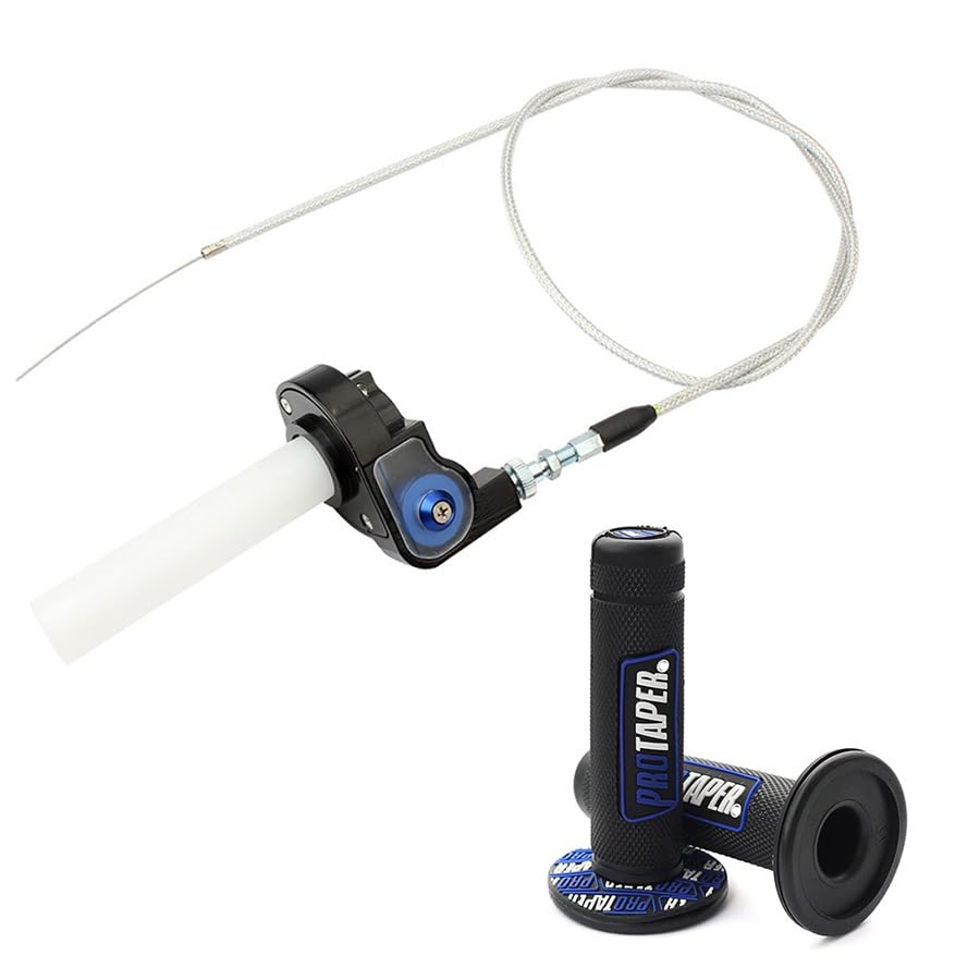 Photo 1 of 0769FUWU Universal 22mm 7/8" Twist Throttle Handle Grip + Cable for Cross-Country Motorcycle 250 Dirt Pit Motor Bike Motorcycle CRF70 TTR KLX110 SSR Thumpstar YCF?Bule?