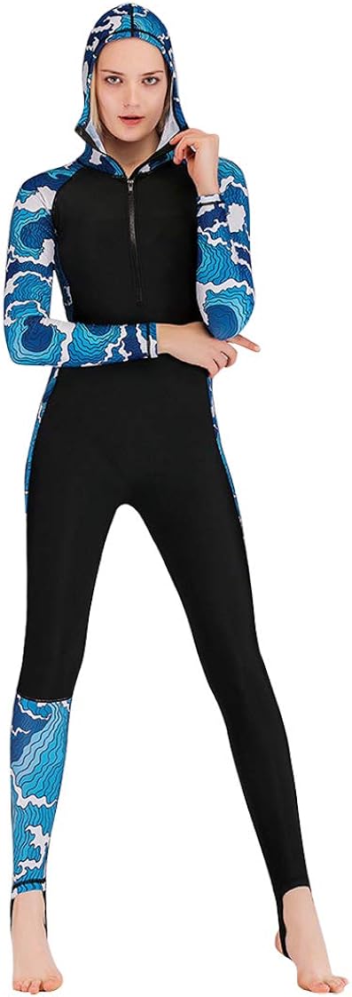 CAIYOULE - Traje de baño de una pieza para mujer UPF50+ traje completo