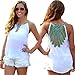 Baomabao Women Vest Top Sleeveless Shirt Blouse Casual Tank Tops T-Shirt (X--Large)