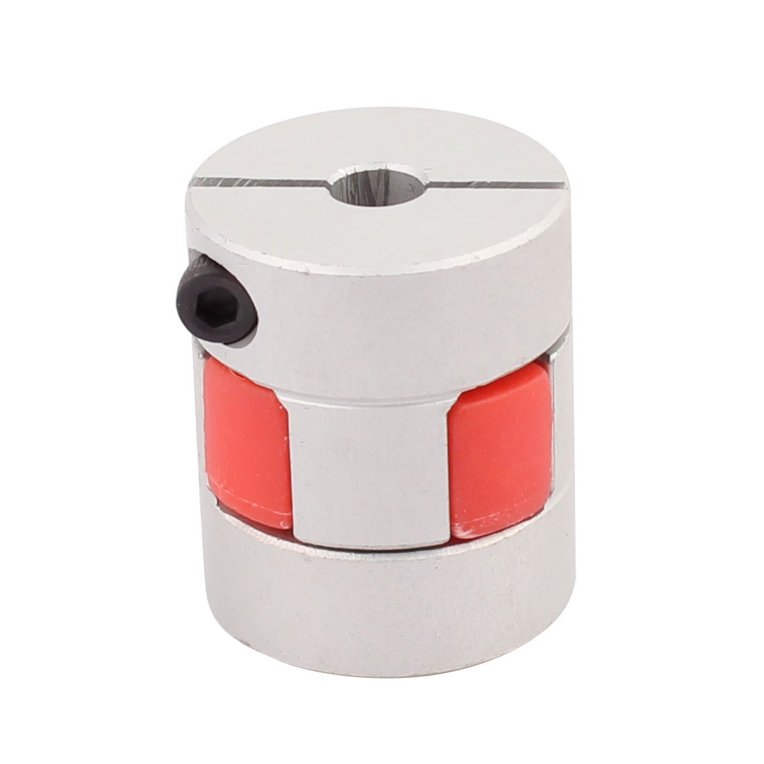 sourcing map 6mm to 6mm Shaft Coupling 30mm Length 25mm Diameter Motor Coupler Aluminum Alloy Joint Connector for DIY Encoder