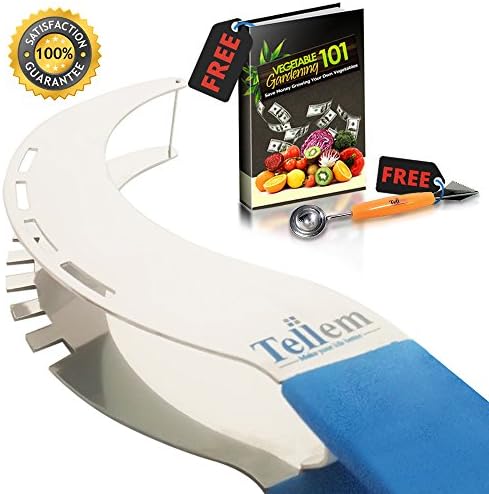 Watermelon Slicer Corer &amp; Server - Professional Stainless Steel Melon Cutter With Rubber Handle - Children Friendly Easy To Use + Free Bonuses - Melon Baller &amp; E-Book Vegetable Gardening