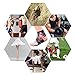 Yosoo Black High elasticity Calf Thigh Support Knee Brace Compression Wrap Support Bandage Brace Guard Injury Pain Sports Pad-Pack of 1