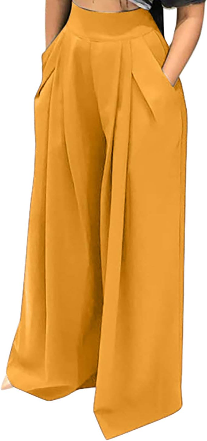 Women's Stretchy Wide Leg Palazzo Lounge Pants(S-3XL)