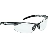 Galeton 9200340 Cyclone Contemporary Scratch and Impact Resistant Lenses Safety Glasses, Clear