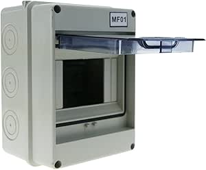 BeMatik - Caja de distribución eléctrica SPN 5M IP65 de Superficie de plástico ABS HT