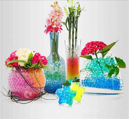 LOVOUS 3000 Pcs Water Beads, Crystal Soil Water Bead Gel, Wedding Decoration Vase Filler - Furniture Decorative Vase Filler, All Occasion Table Centerpiece Decorations (Purple)