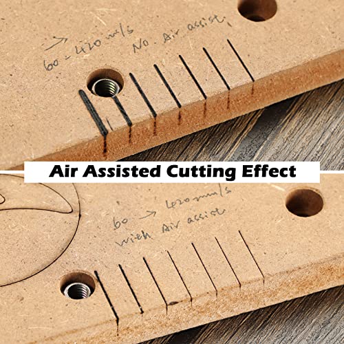 Genmitsu 10W Compressed Spot Laser Module with Air Assist Nozzle, 0.08mm*0.05mm Laser Spot, for 3020-PRO Ultra, 3030-PROVer MAX, 4040-PRO, 4040-PRO MAX, PROVerXL 4030 V2, PROVerXL 6050 Plus CNC Router