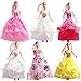 Rainbow Lot 6 P 6x Fashion Handmade Clothes Dresses Grows Outfit for Barbie Doll by Rainbow Toy