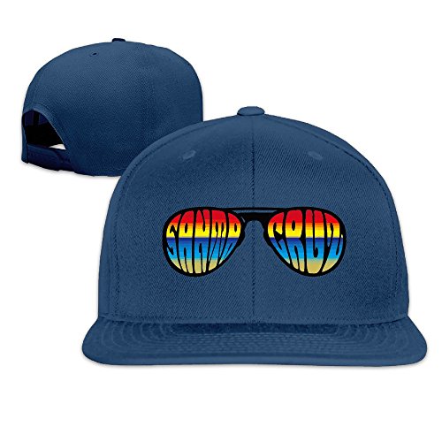 Santa Cruz Banana Slug Die Cut Sunglasses Hip Hop Hat Cap One Size Navy For B...