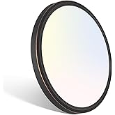 libtit 7 Inch Oil Rubbed Bronze Flush Mount Ceiling Light, 15W Ceiling Light Fixture,3000K/4000K/6500K Color Selectable,Ultra