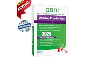 Quick - Books Desktop Premier Plus 2024 | 4 Users | CANADA Version | NO DVD | LIFETIME License | Amazon Message Delivery(Within 12hrs) | Only PC, Not for Mac