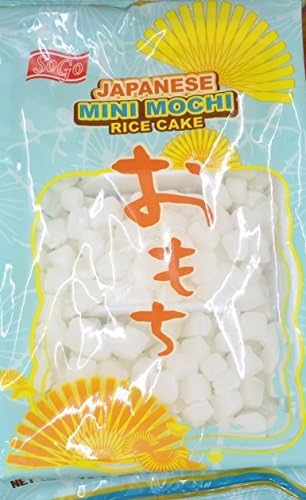 10.58oz Sogo Japanese Mini Mochi Rice Cake White (Two Bags) by Sogo