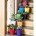 Window Garden Aquaphoric Self Watering Planter (7”) + Fiber Soil = Foolproof Indoor Garden. Decorative Planter Pot for House Plants, Flowers, Herbs, Violets, Succulents. Easy Looks Great.