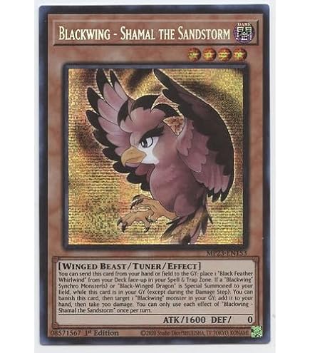遊戯王　Blackwing - Silverwind the Ascendant Blackwing - Silverwind the Ascendant Card Profile : Official Yu-Gi-Oh!