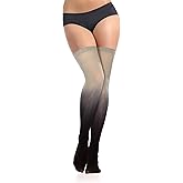 Benefeet Sox Thigh High Stockings Women Girls Gradient Thigh High Socks Long Stockings Semi Sheer Nylon Stocking