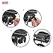 Arltb Rear Bike Rack Bag 10-25L Bike Saddle Bag Waterproof Bikepacking Bag Panniers with Rain Cover