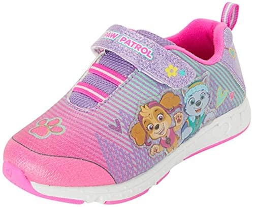 Nickelodeon Paw Patrol Girls Light Up Lightweight Sneakers, Skye