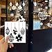 8 Pcs Christmas Stencils Template - Reusable Plastic Craft Stencils for Art Drawing Painting Spraying Window Glass Door Wood Journal Scrapbook Car Body Holiday Xmas Snowflake DIY Decoration 5x5 inch