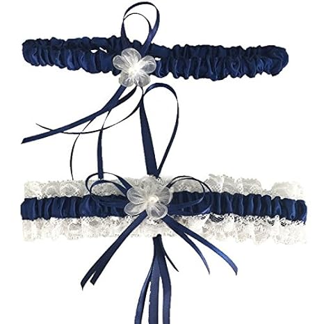 CQDY Hochzeit Braut Strumpfband Spitze Hochzeit Strumpfband mit Handgemachten Blumen Leg Bands - Braut Hochzeit Zubehör