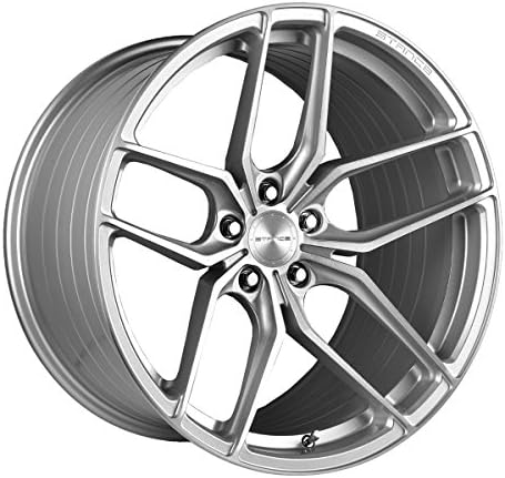 20" Inch Stance SF03 Silver / Brushed Face Wheels & Tire Package | All Season 245/35R20 | Set of 4 | Financing Available | Infiniti Audi Mercedes Dodge Chevy Chrysler Acura Ford Lexus Nissan BMW
