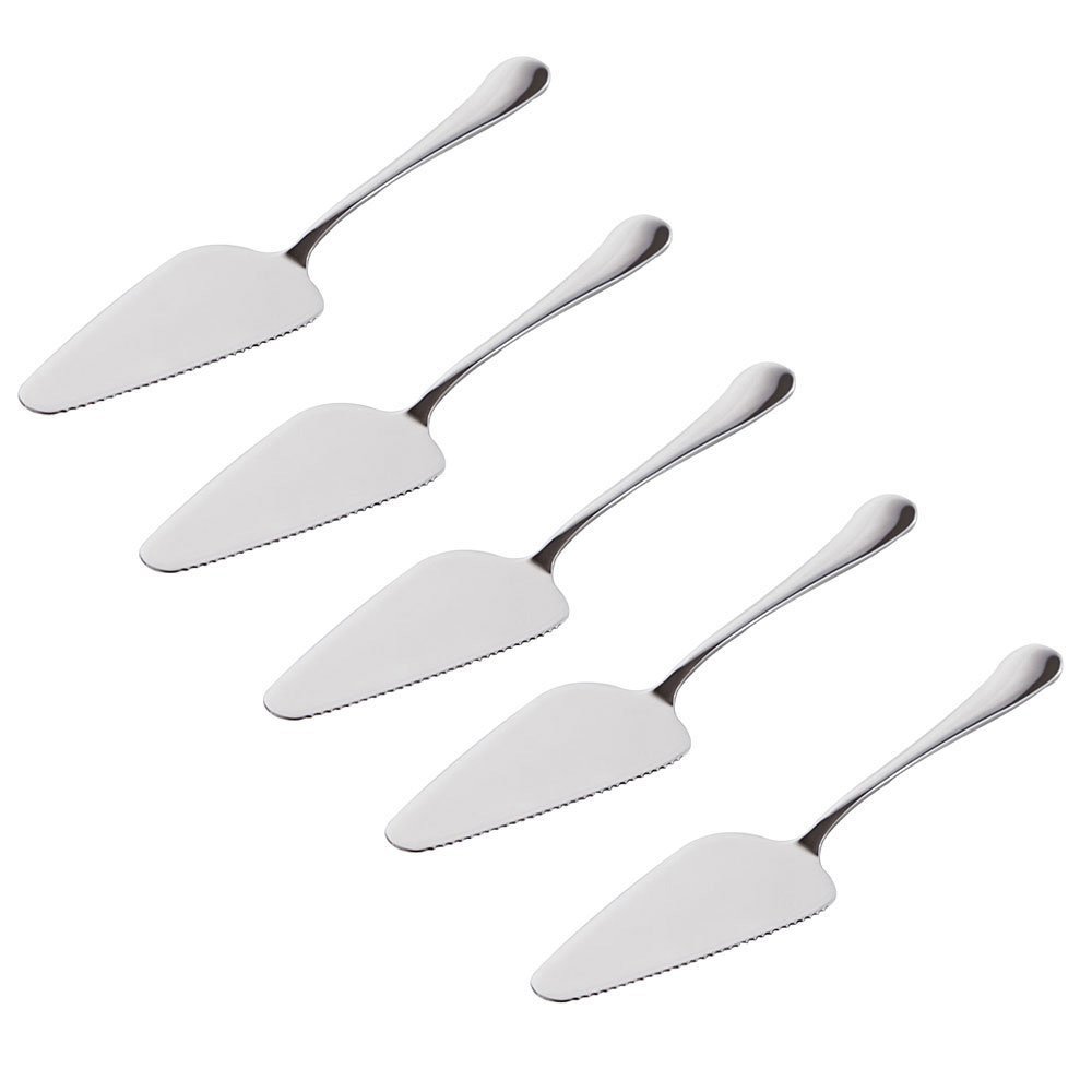 Photo 1 of YTYKINOY Pack of 5 Stainless Steel Pie Pizza Cake Pastry Server 8.9inch Pie Pizza Cake Dessert Shovel Cutter