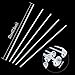 Caydo 300 Pieces 32 cm White Balloon Sticks Holders and Cups for Wedding, Birthday Party, Festival Celebrations