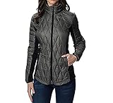 32 Degrees Ladies Mixed Media Down Jacket (Smoke Grey, XL)