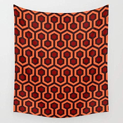 AshleyLM The Overlook Hotel Carpet Pattern Wall Tapestry Hanging Tapestries,Boho Mandala Tapestry,Wall Art for Bedroom Living Room Dorm 80X60 inches