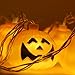 TONOS Pumpkin String Lights 40 LEDs 17 ft Halloween Jack-O-Lantern Pumpkin Lights for Halloween Party - Solar Powered No Battery Needed