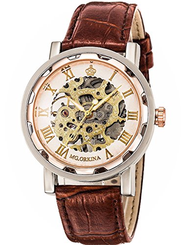 LYMFHCH Men's and Womens Digital Sports Watch LED Military Watches and Waterproof Luminous Watch (Rose-Gold Case)