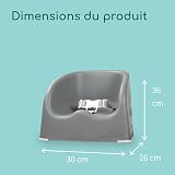 Bebeconfort Essential Booster Seat Baby High Chair Warm Grey 6m-3y view 6