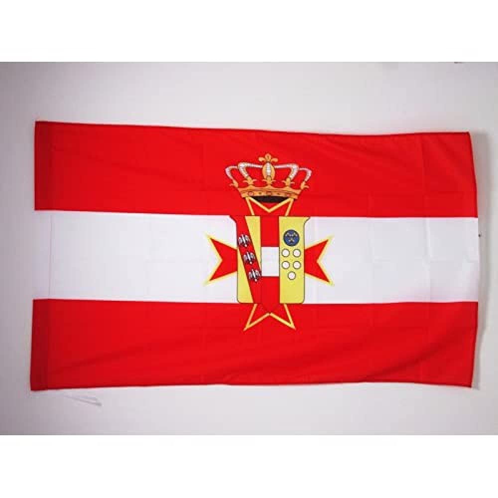 AZ FLAG - Grand Duchy of Tuscany 1569-1859 Flag - 2x3 Ft - Granducato di Toscana Banner with Sleeve - 100% Polyester - Fade Resistant - Vivid Colors - 2' x 3' Feet - 90x60 Cm