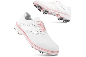 Ifrich Women Professional Golf Sneakers Spikes Waterproof Golf Sports Shoes Ladies Golf Training Sneakers with Spikes