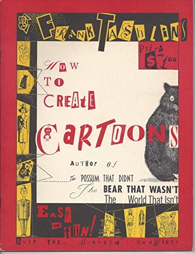 How to Create Cartoons Staple Bound – 1952