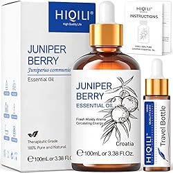 HIQILI Juniper Berry Essential Oil,100% Pure