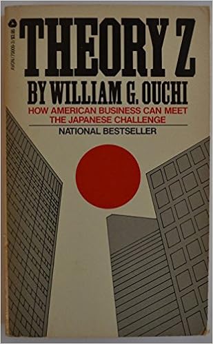 Theory Z Ouchi William G Amazon Com Books