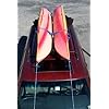 FOLD-DOWN-Double-Satin-Black-Kayak-Roof-Mounted-J-Style-Carrier-Rack-by-Packem-Racks