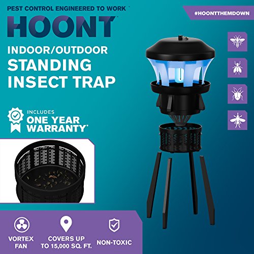 Hoont-Indoor-Outdoor-3-Way-Mosquito-and-Fly-Trap-Killer-with-Stand-Bright-UV-Light-Fan-Attractant-Get-Rid-of-All-Mosquitoes-Wasps-Etc--Perfect-for-Gardens-Yards-Patio-etc-UPGRADED