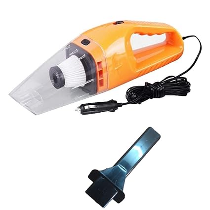 Portable Car & Home Vacuum Cleaner Wet/Dry Duster Dust, Hair, Crumbs & Liquid Cleaner ~ Random Color