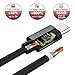 USB Type C Cable, BRIDGEGEN (6.6FT) USB 3.0 to USB C Cable Fast Charger Nylon Braided Cord for Samsung Galaxy S8, S8 Plus, Galaxy S9, S9 Plus, Galaxy Note 8, LG V30, Moto Z More (Black)