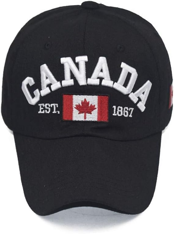 black baseball cap canada