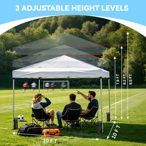 Pone·vora 10x10 Pop Up Canopy Tent Review: Portable Shelter with 3 Sidewalls & Vents image 19