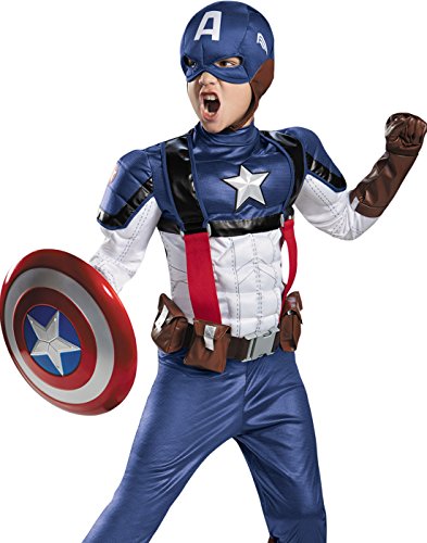 Disguise Marvel Captain America The Winter Soldier Movie 2 Retro Costume