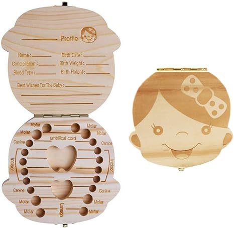 Z-Chen Caja para Dientes de Leche, Niña (Inglés): Amazon.es: Bebé
