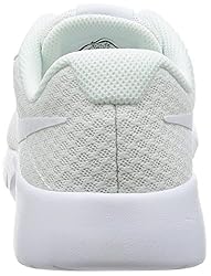 NIKE Big Kids' Tanjun Sneakers, White, 6.5 M US